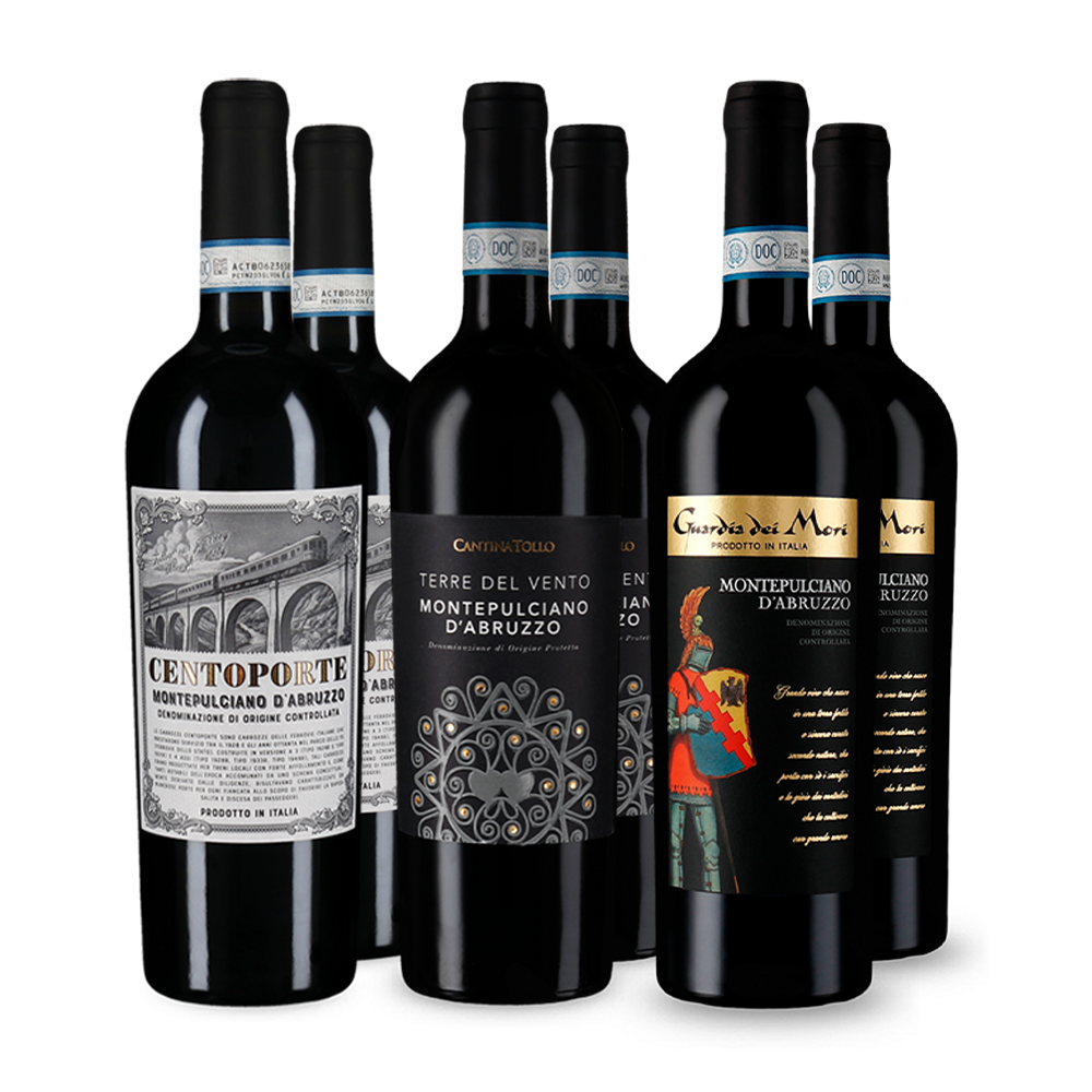 Montepulciano d'abruzzo in ontdekkerspakket