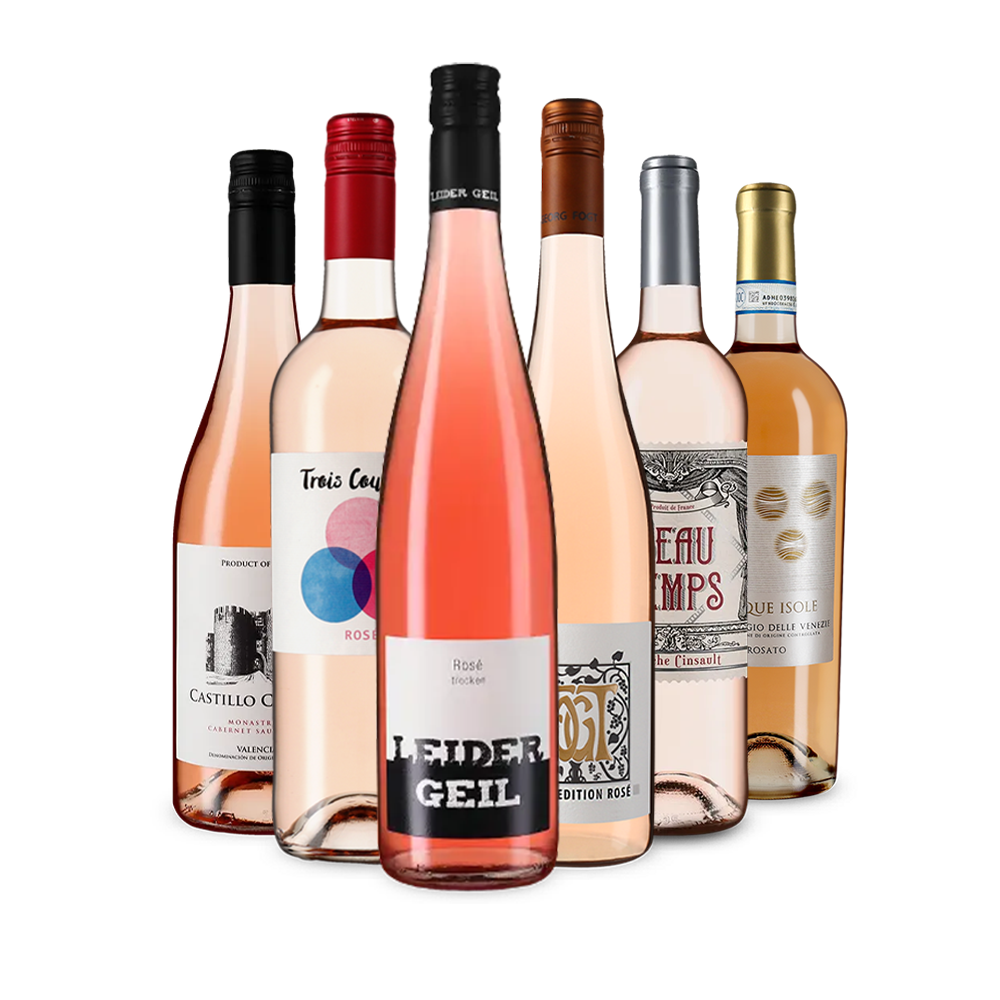 Europese rosé-variatie in ontdekkerspakket – Gold