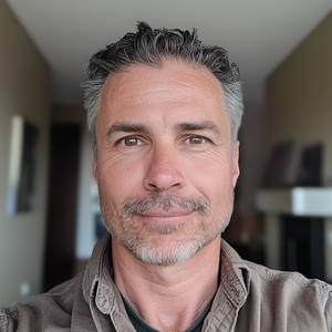 Portret van een man van middelbare leeftijd