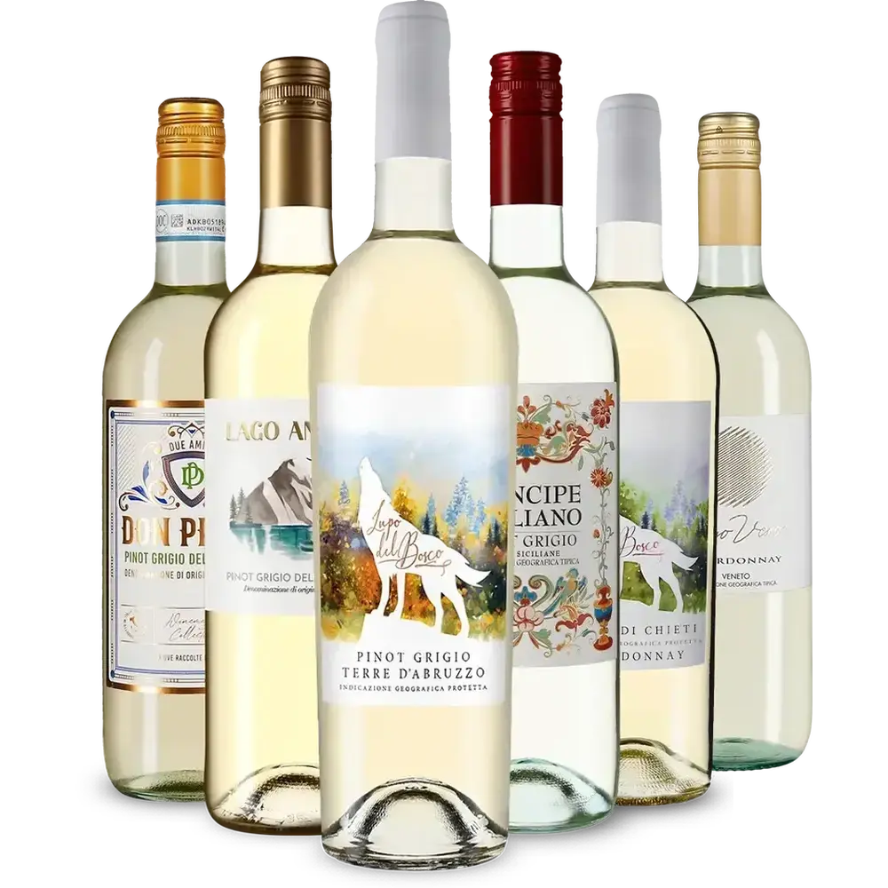 Italiaanse witte wijn: onze proeverij-toppers in een pakket