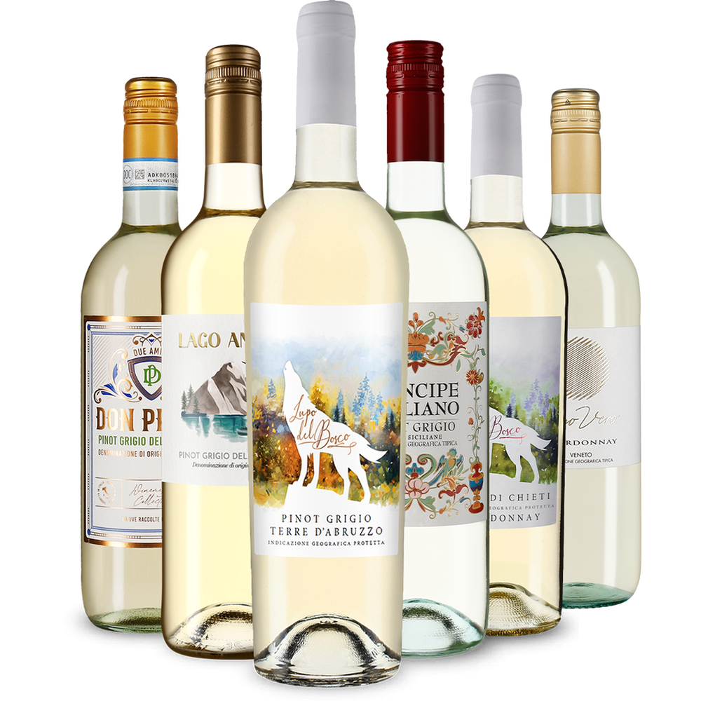 Italiaanse witte wijn: onze proeverij-toppers in een pakket