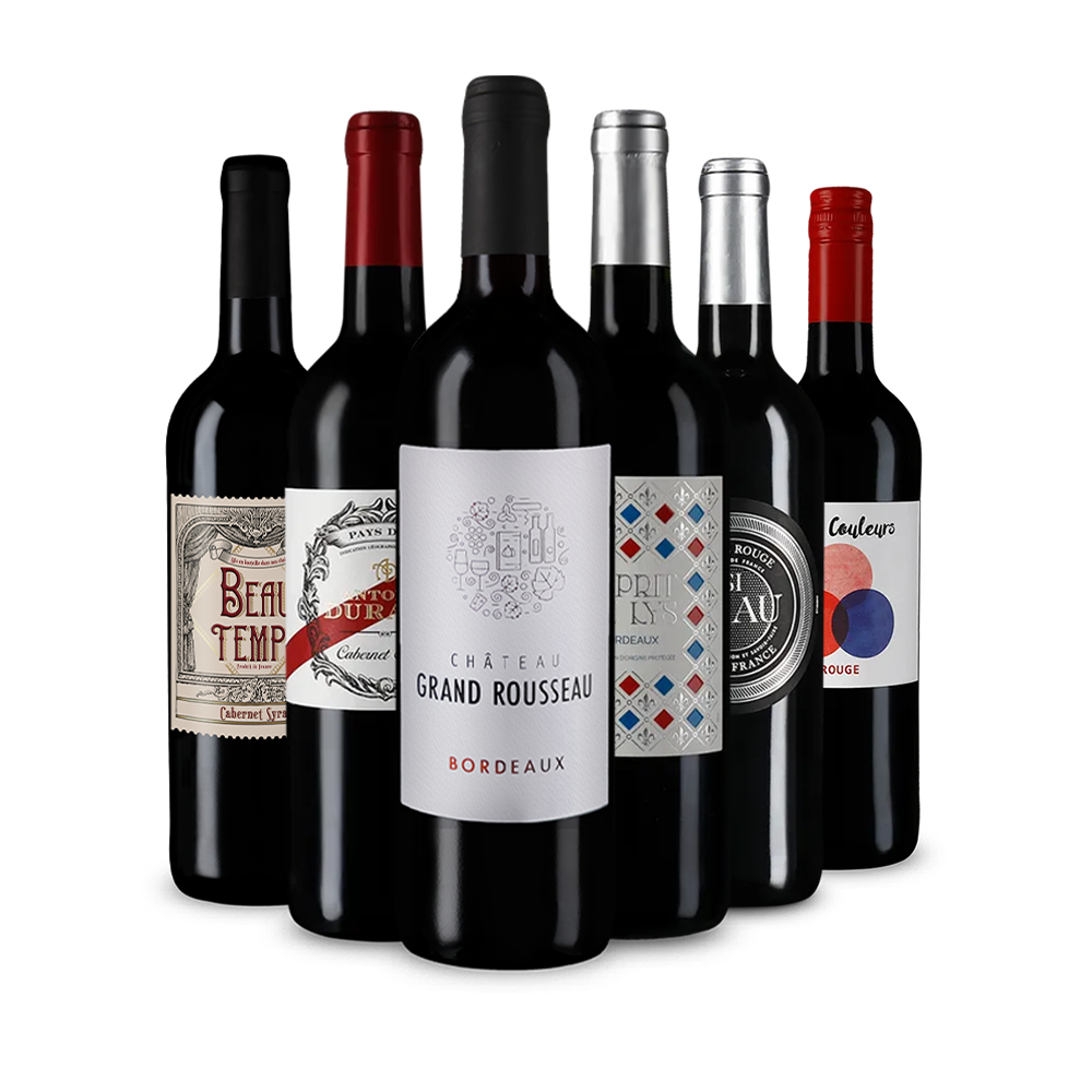 Franse rodewijnjuwelen in ontdekkerspakket