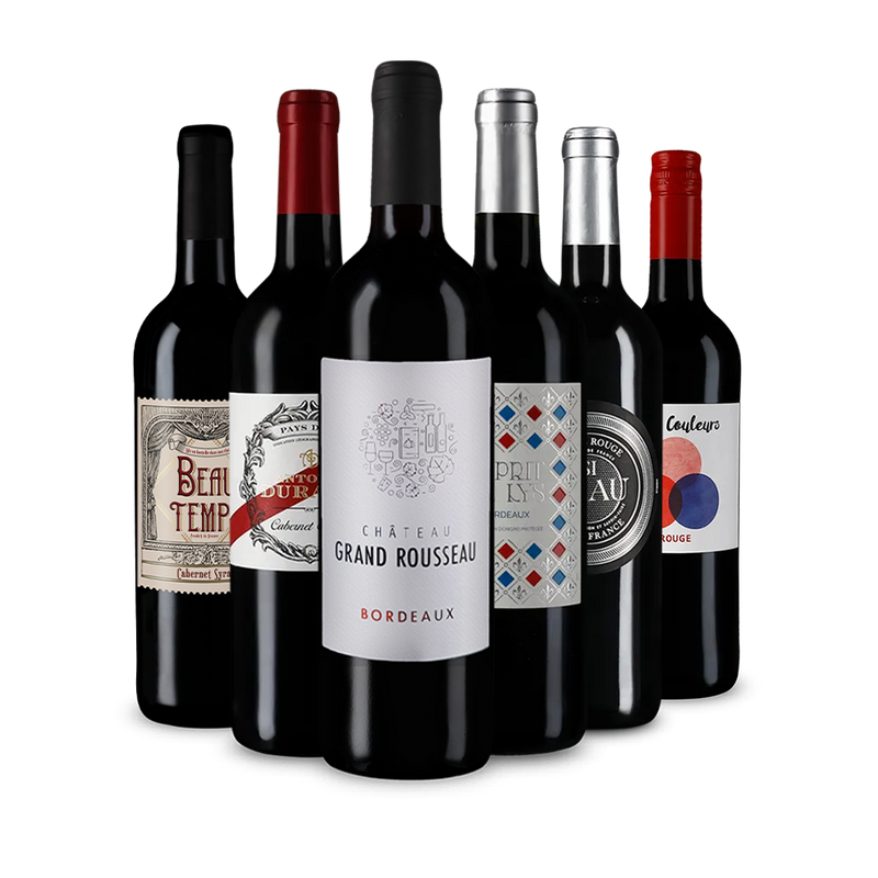 Franse rodewijnjuwelen in ontdekkerspakket