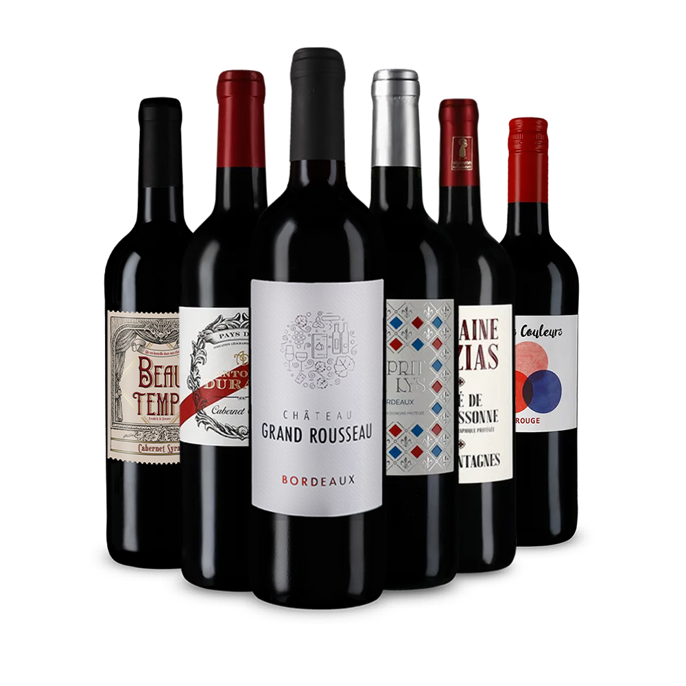 Franse rodewijnjuwelen in ontdekkerspakket