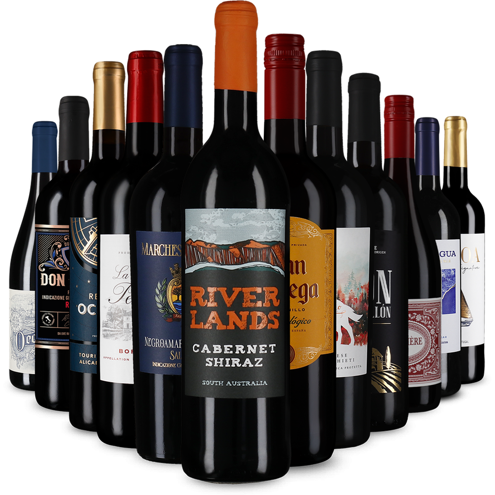 Rodewijnaanbevelingen in een kennismakingspakket