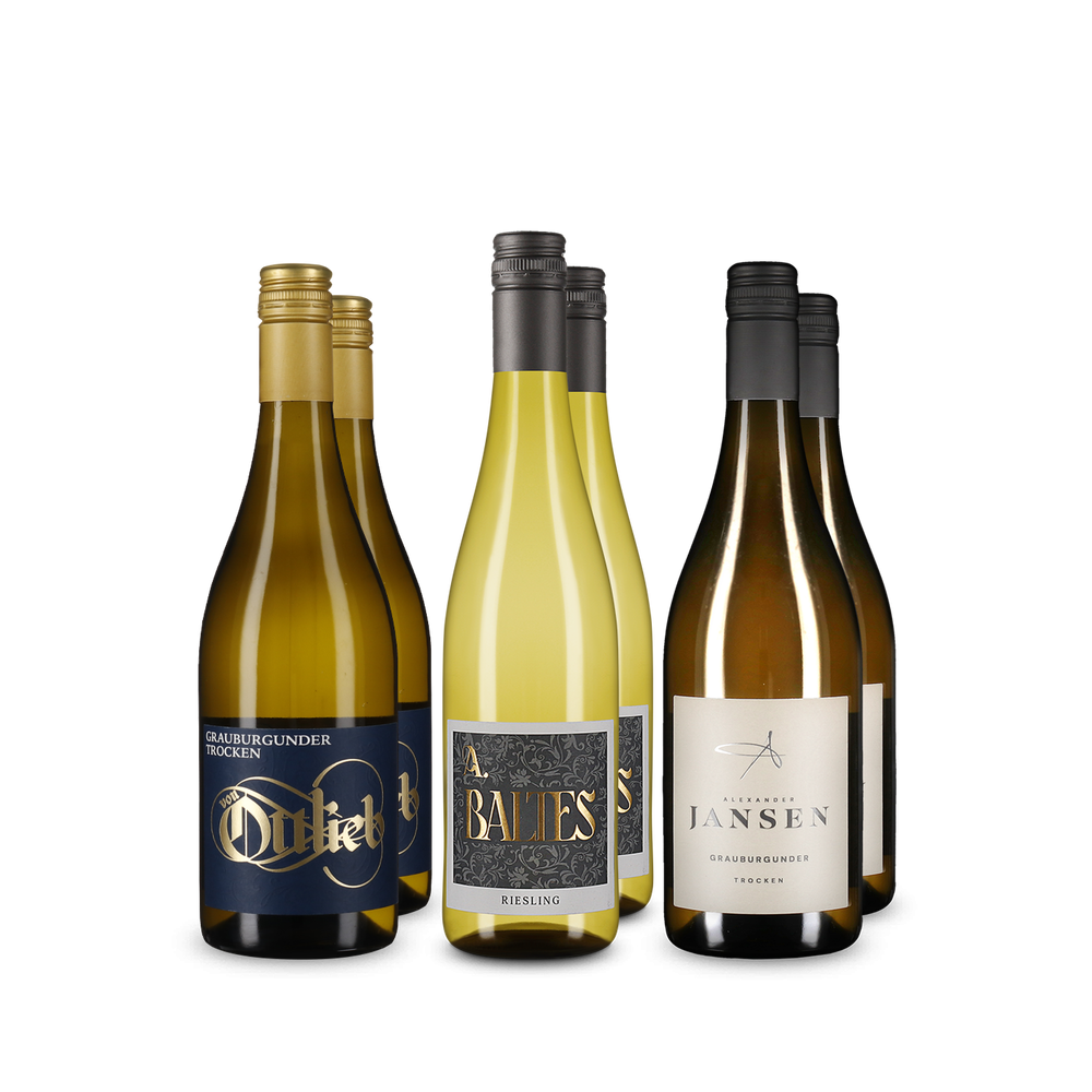 Duitse witte wijn in een ontdekkerspakket