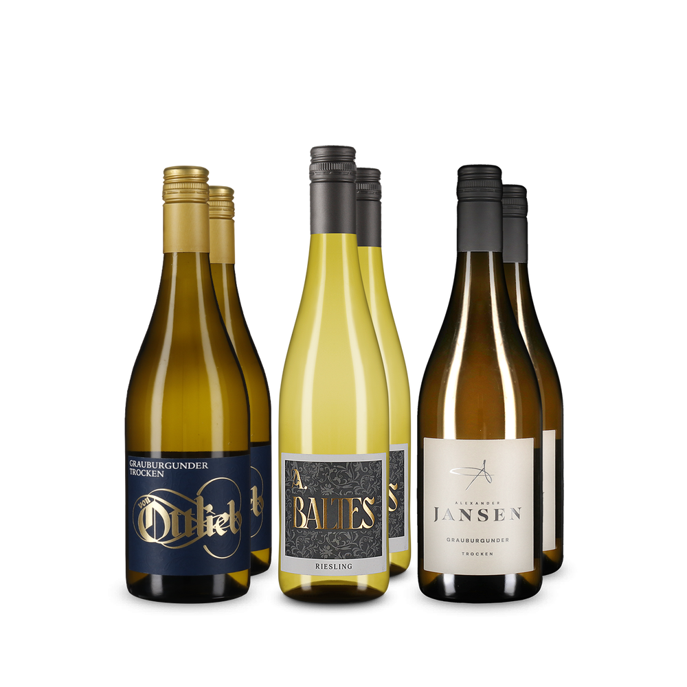 Duitse witte wijn in een ontdekkerspakket