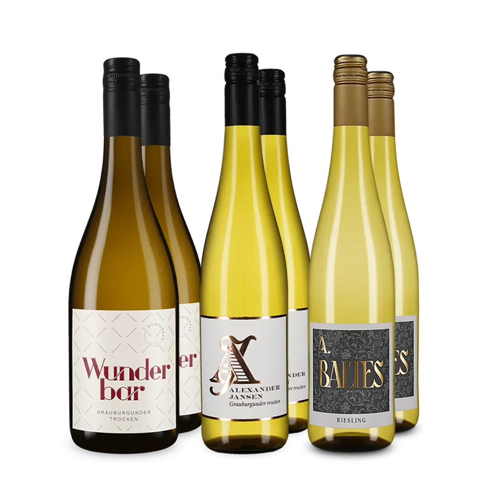 Duitse witte wijn in een ontdekkerspakket – Gold