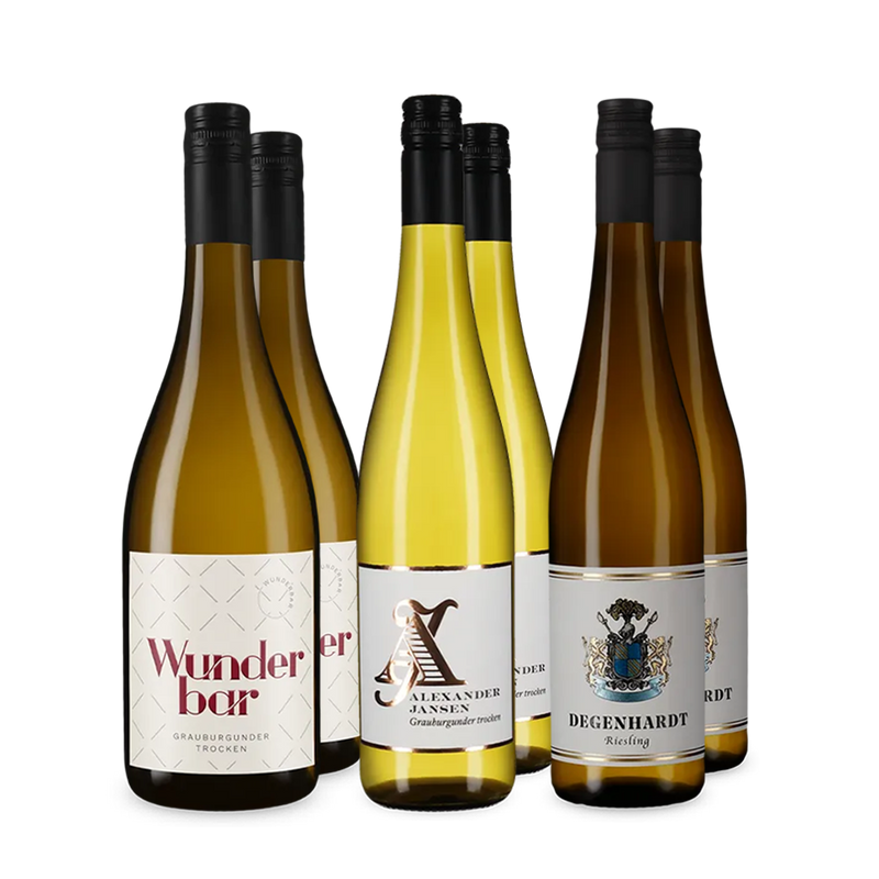 Duitse witte wijn in een ontdekkerspakket