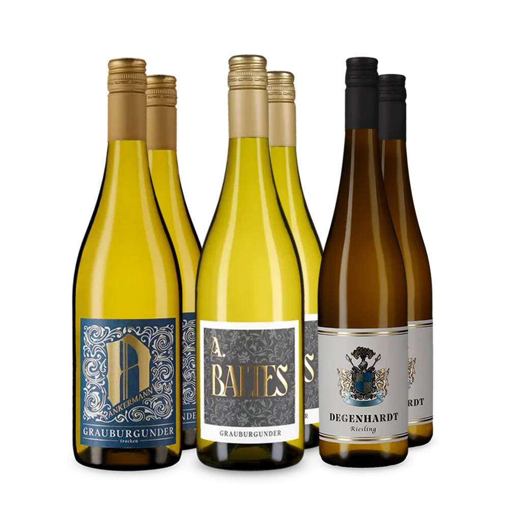 Duitse witte wijn in een ontdekkerspakket