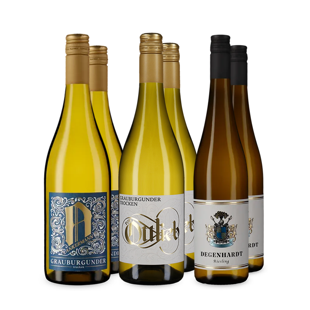 Duitse witte wijn in een ontdekkerspakket