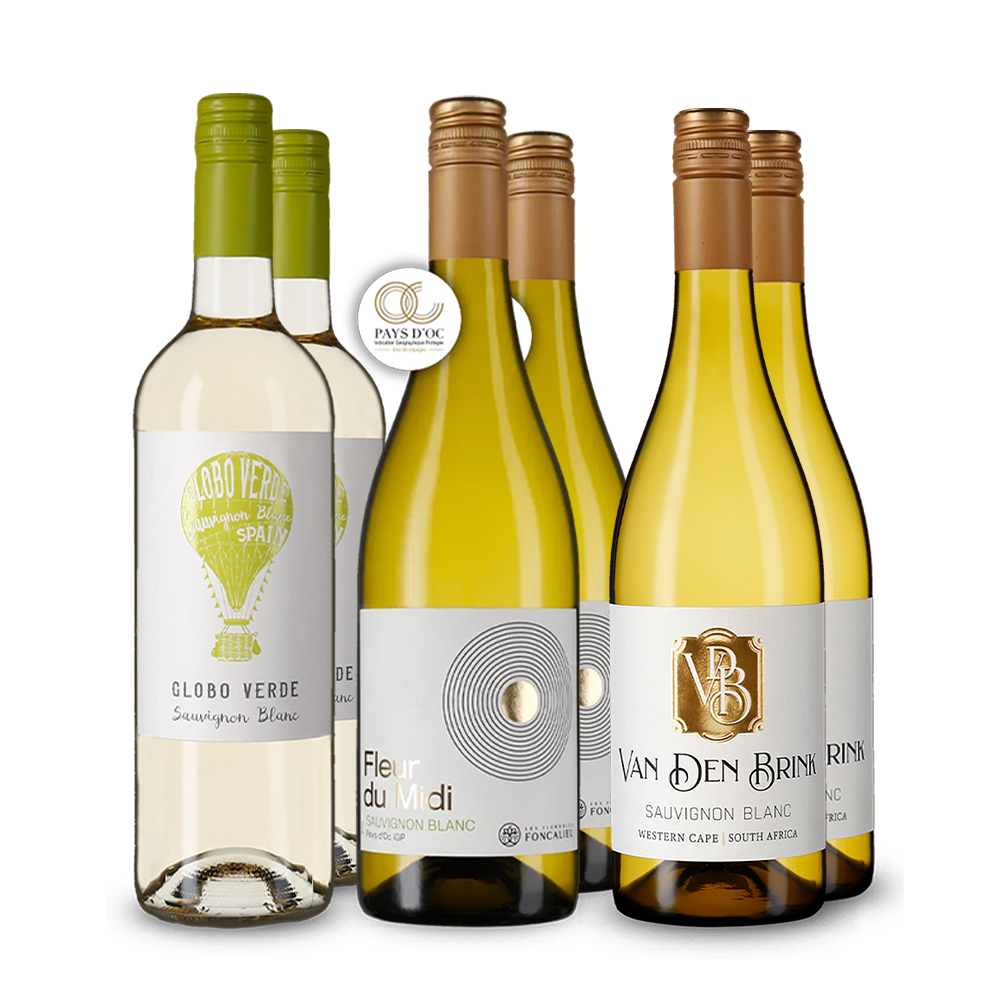 Sauvignon blanc in ontdekkerspakket
