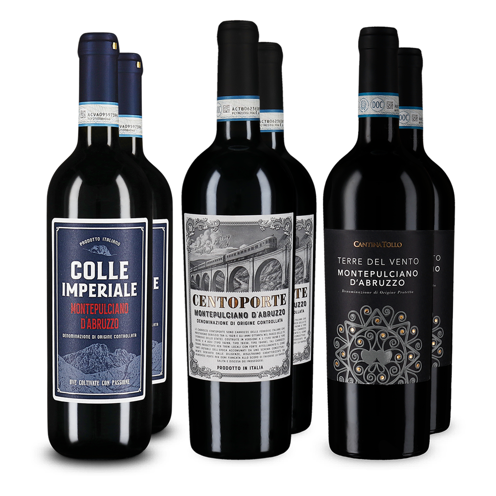 Montepulciano d'abruzzo in ontdekkerspakket