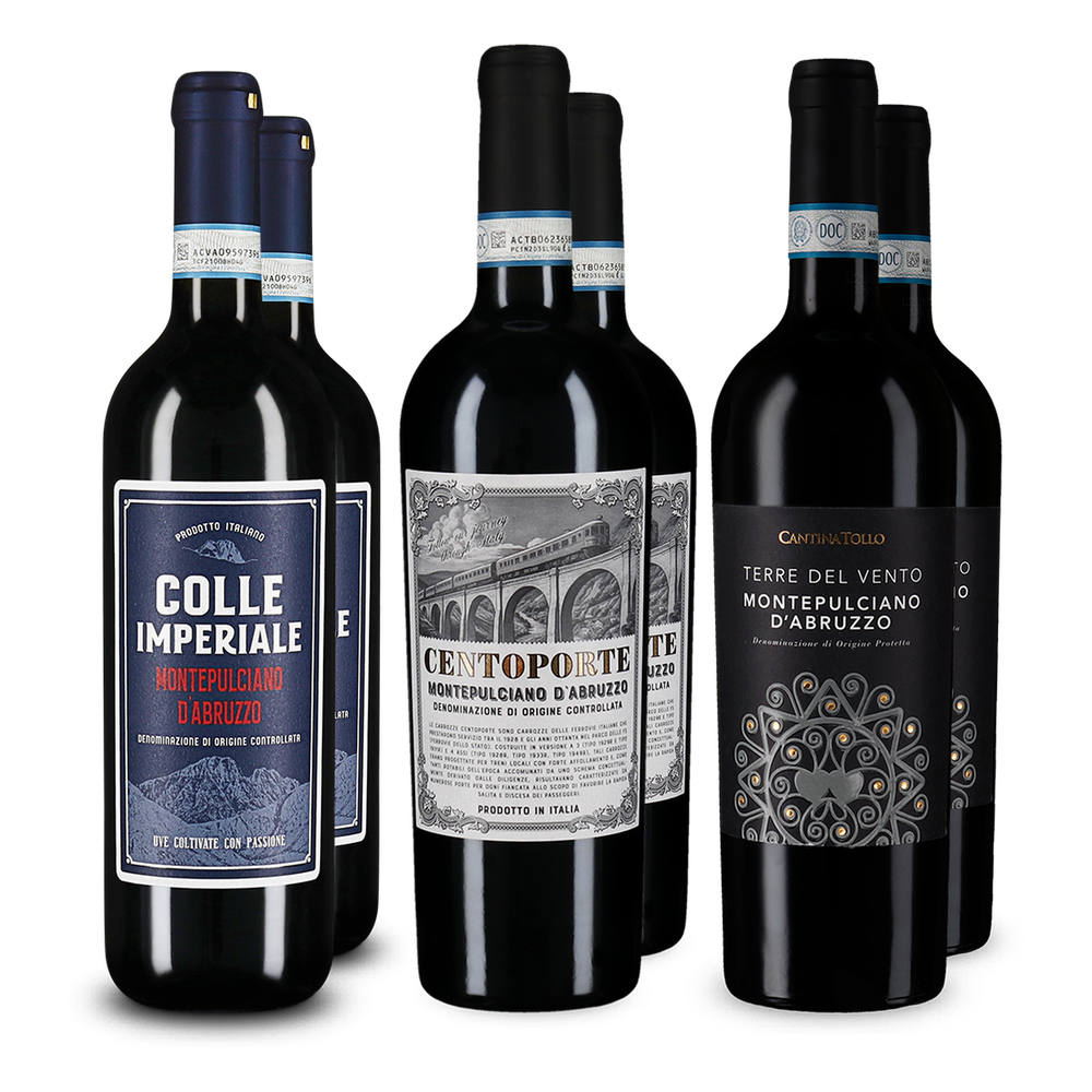 Montepulciano d'abruzzo in ontdekkerspakket
