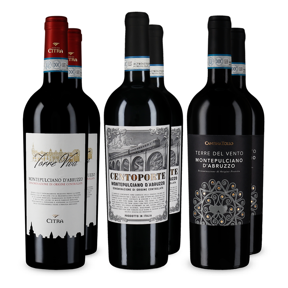 Montepulciano d'abruzzo in ontdekkerspakket