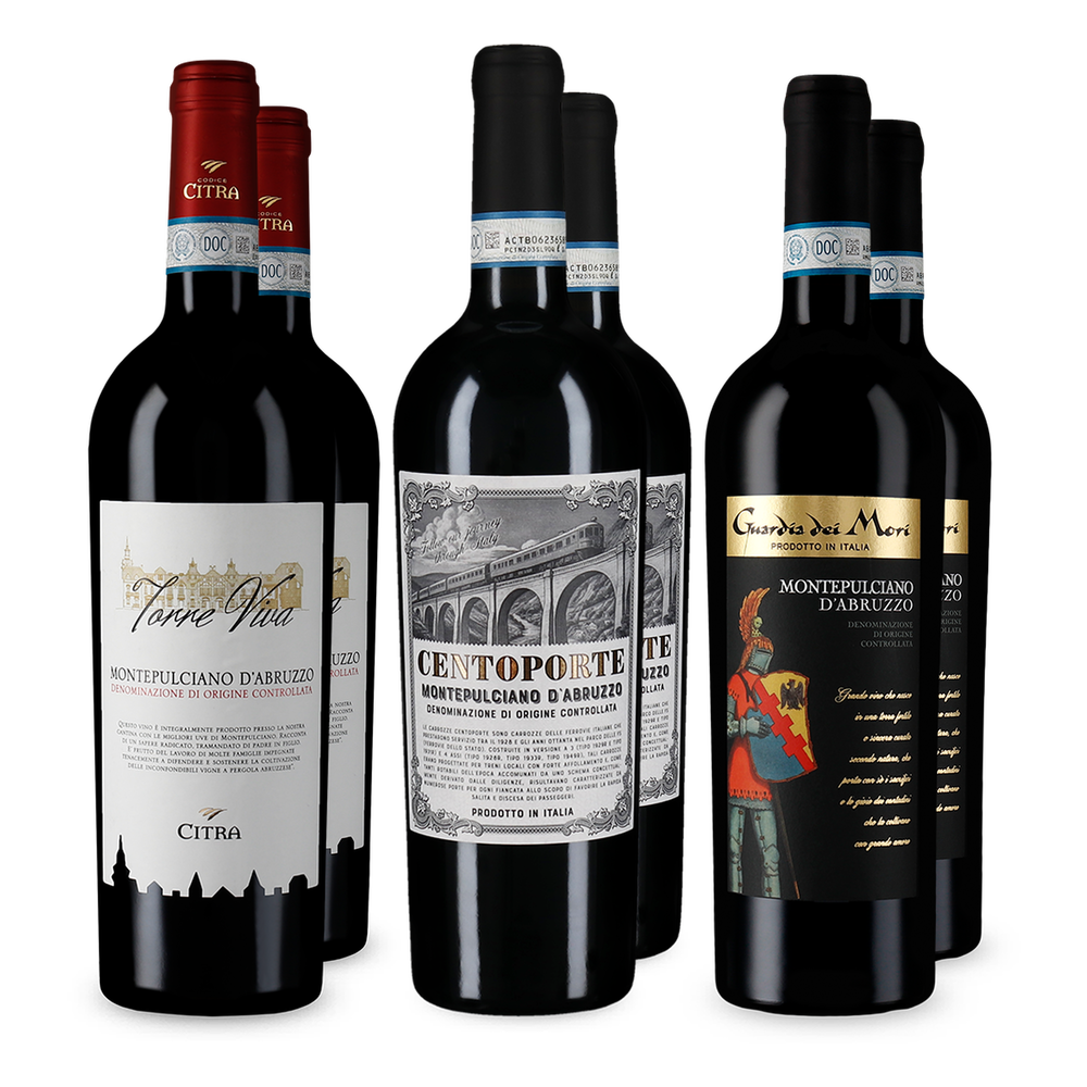 Montepulciano d'abruzzo in ontdekkerspakket