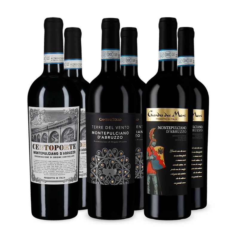 Montepulciano d'abruzzo in ontdekkerspakket