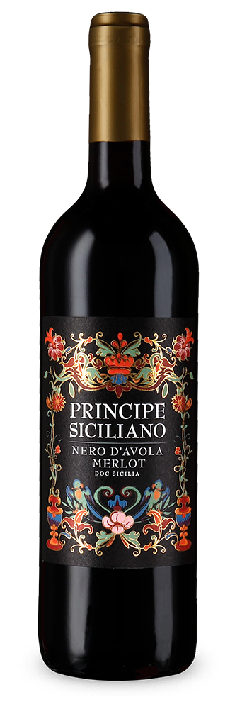 Principe Siciliano Nero d'Avola Merlot Sicilia 2023 – Gold