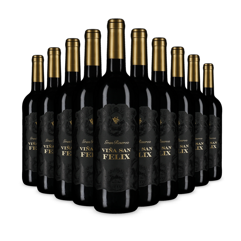 10 flessen Viña San Felix Gran Reserva 2017 – Gold