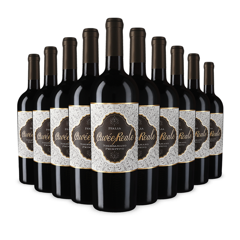 10 flessen Rocca Vini Cuvée Reale Negroamaro Primitivo 2023 – Gold