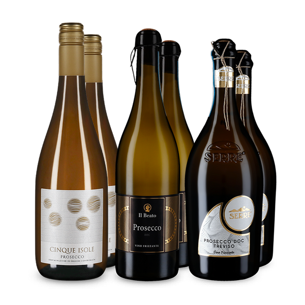 Prosecco frizzante in 3x2-voordeelpakket – Gold