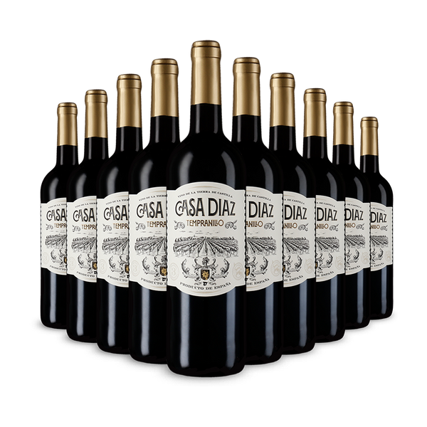 Casa Diaz 10 flessen Tempranillo 2023 – Gold