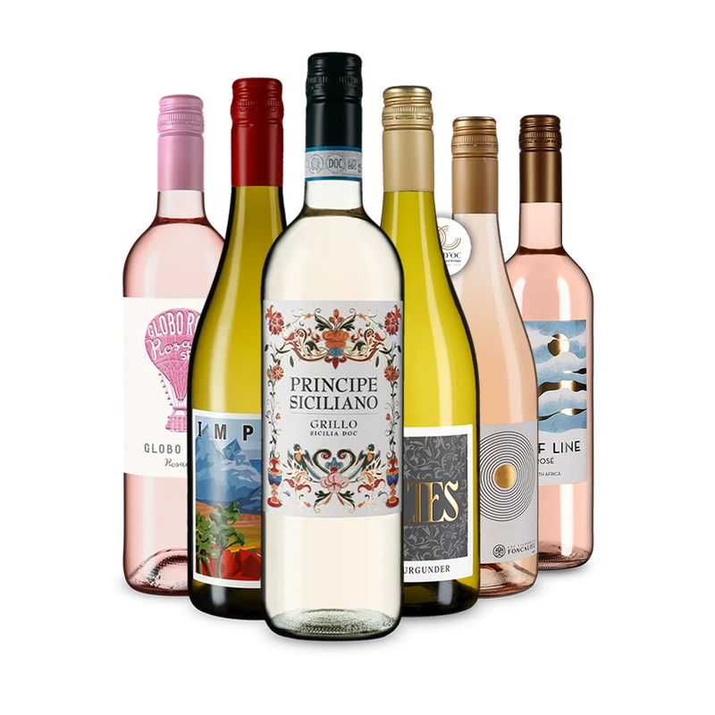 Wit & rosé: de wijnen van het jaar 2025 in 6 flessen-pakket