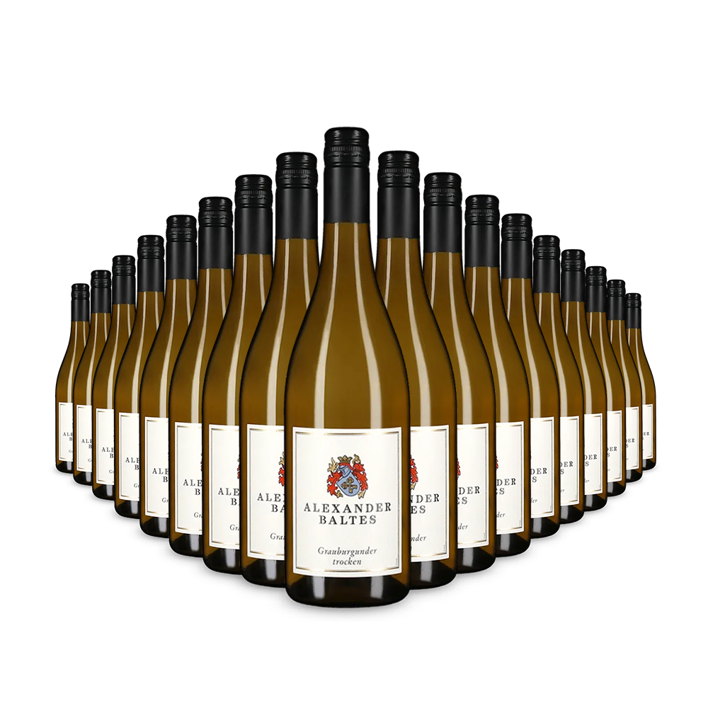 18 flessen Grauburgunder 2024 – Gold