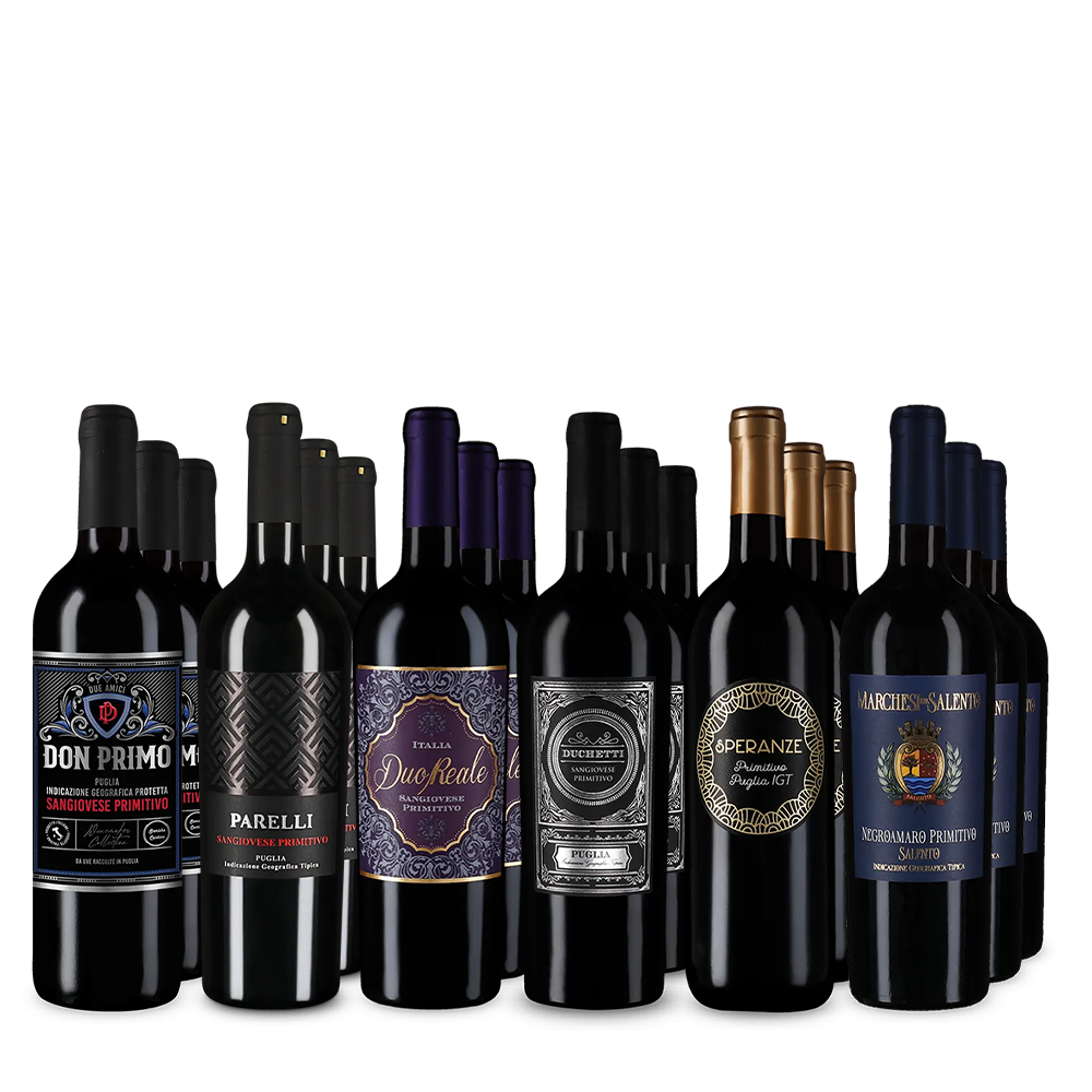 Primitivo XXL: de sterren in 6x3-pakket – Gold