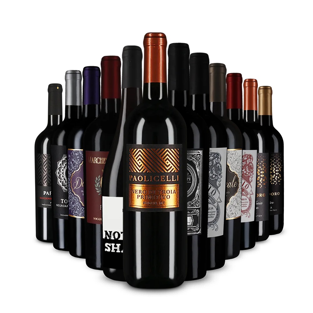 Primitivo XXL: de sterren in 12 flessen-pakket – Gold