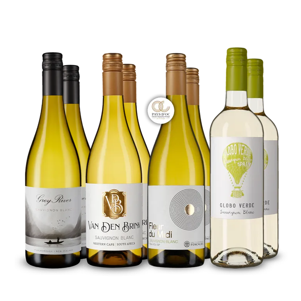 Internationale sauvignon blanc-toppers in 4x2-pakket – Gold