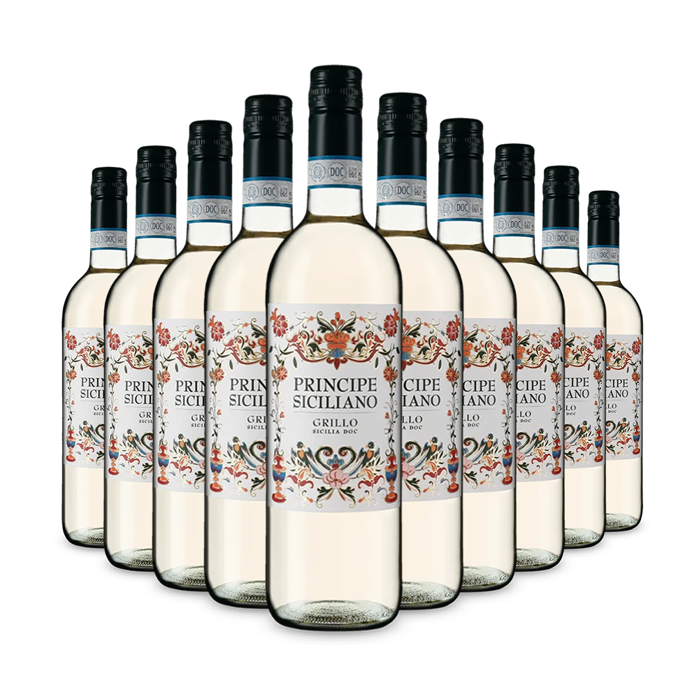 10 flessen Grillo Sicilia 2024