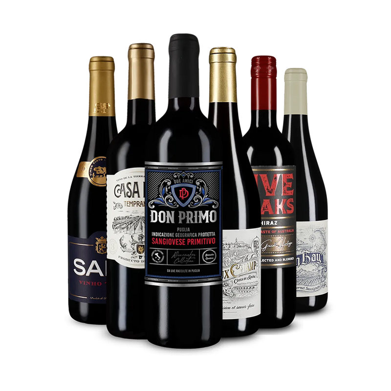 De rode wijnen van 2025 in 6 flessen-proefpakket