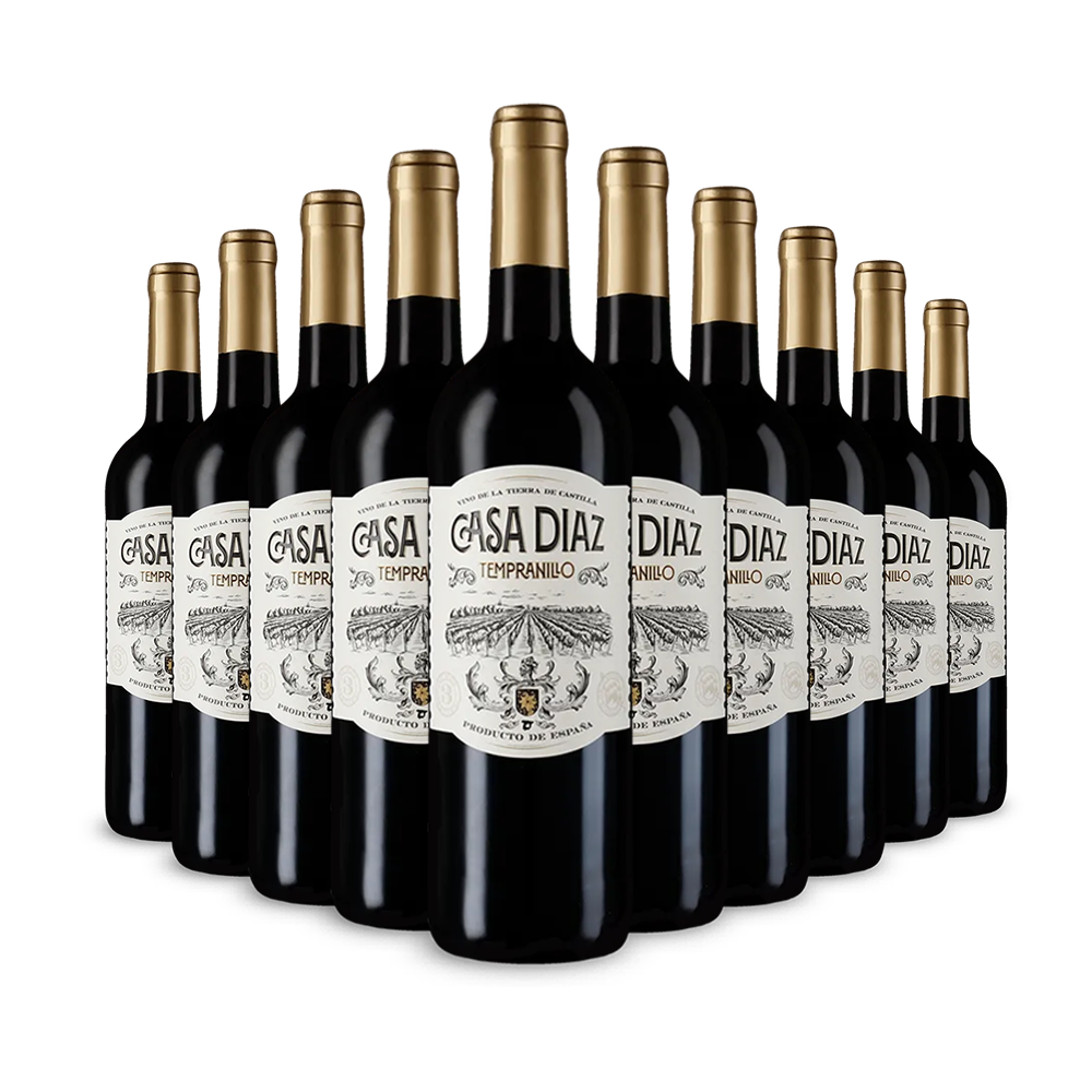 10 flessen Tempranillo 2024 – Gold