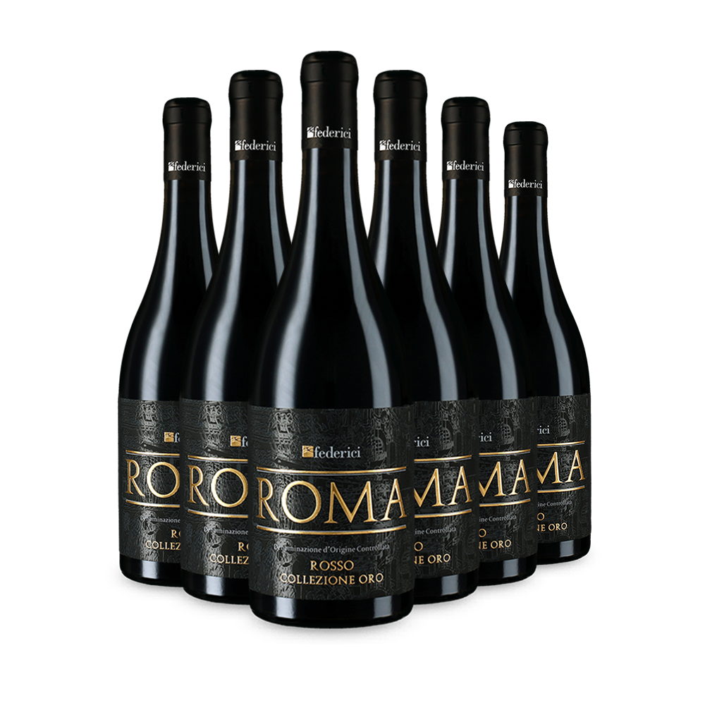 6 flessen Roma Rosso Collezione Oro 2023