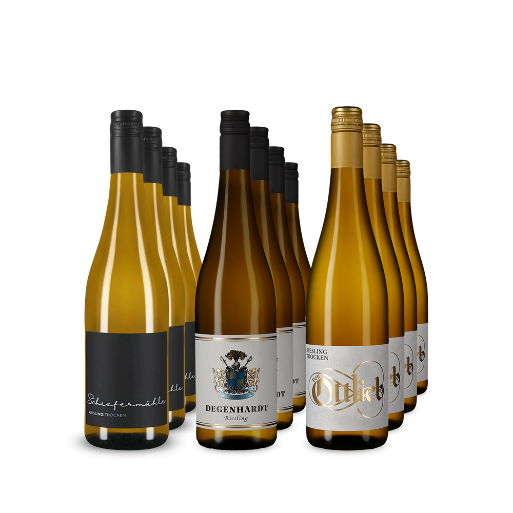 Riesling-toppers in 3x4-pakket
