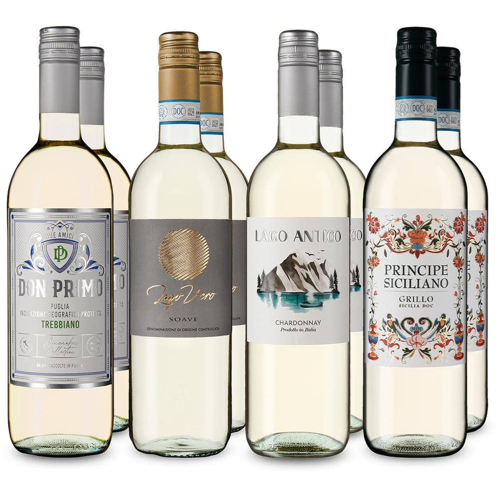Italiaanse wittewijnhits in 4x2-pakket