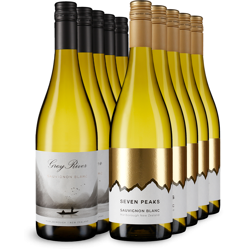 Sauvignon blanc-duo uit Marlborough in 2x5-voordeelpakket