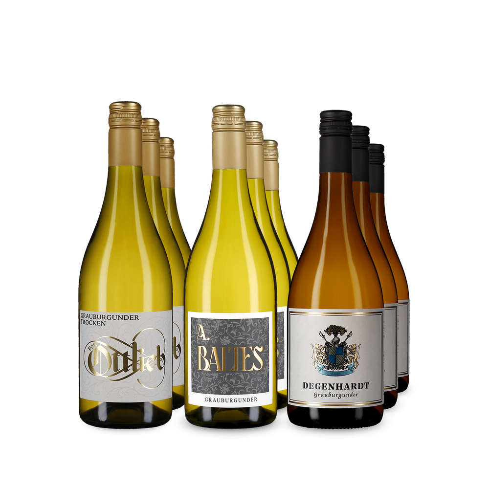 Grauburgunder-hits in 3x3-pakket