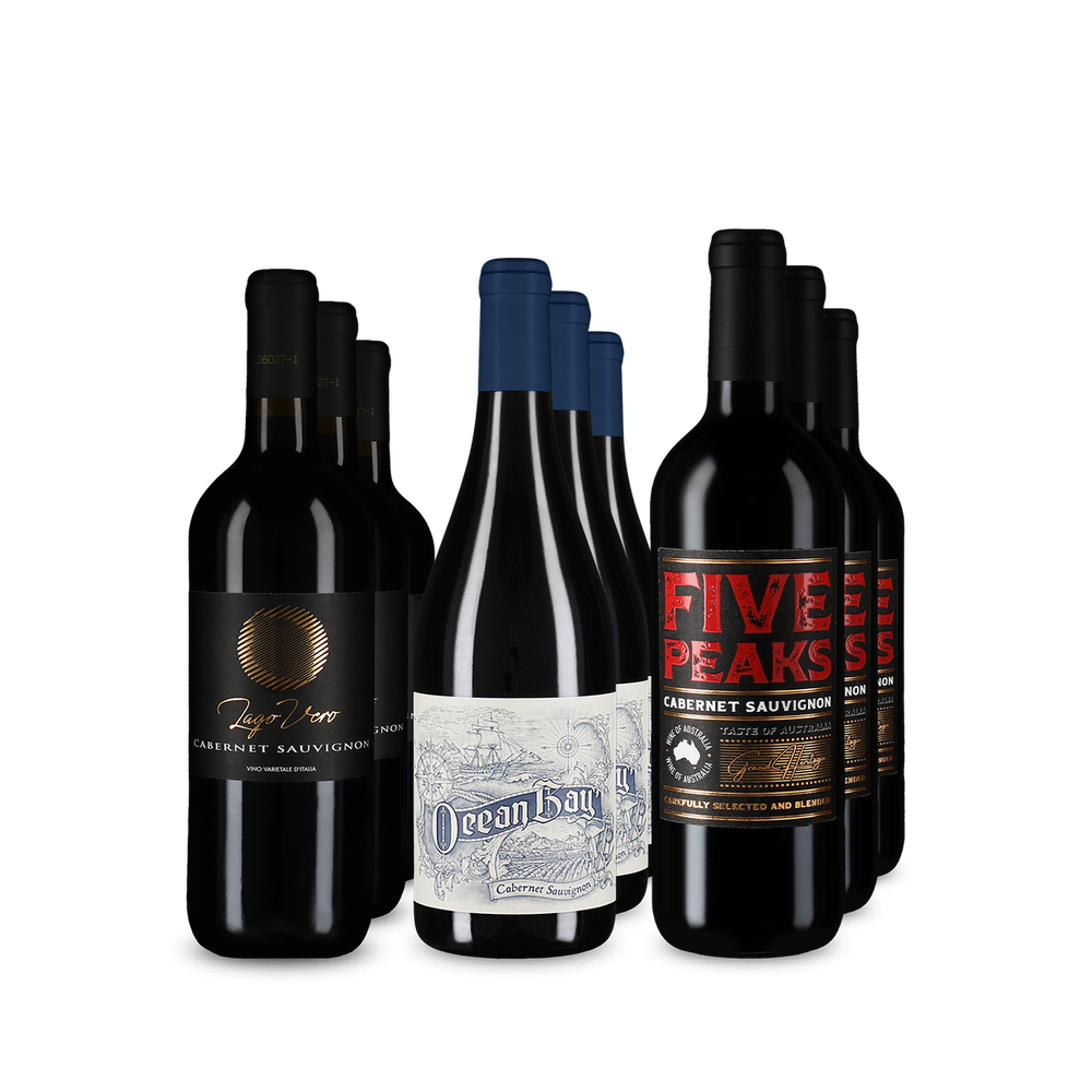 Cabernet sauvignon-favorieten in 3x3-pakket – Gold