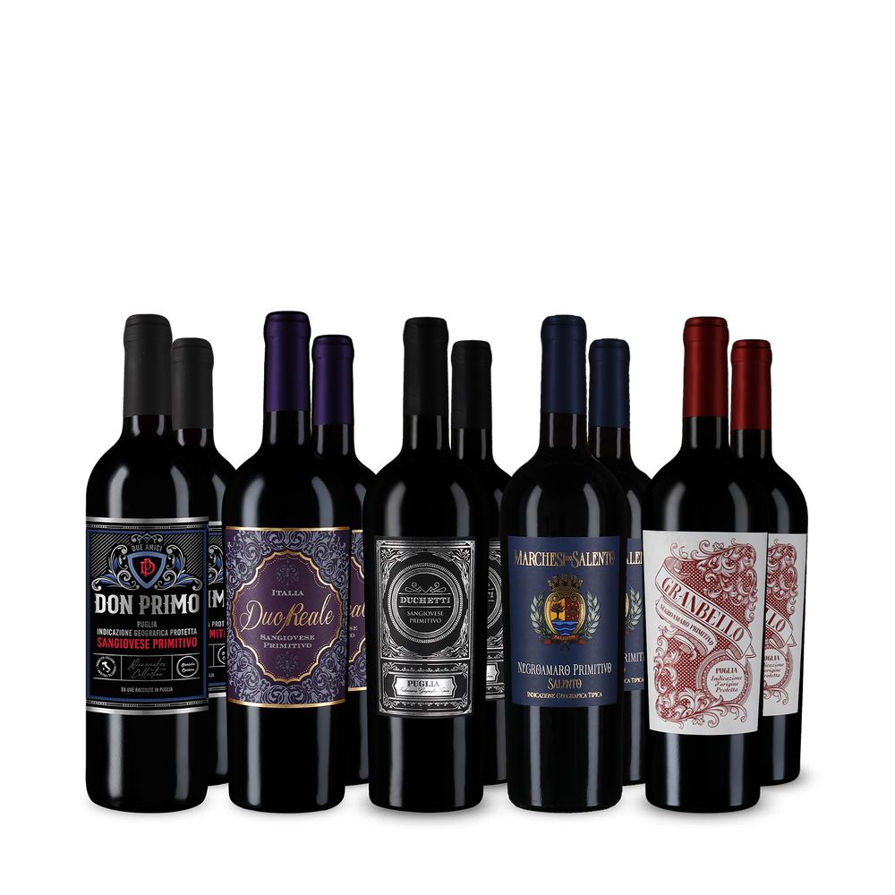 Primitivo-lentetoppers in 5x2-voordeelpakket – Gold