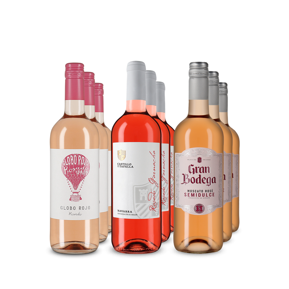 Spaanse rosé-sterren in 3x3-pakket – Gold