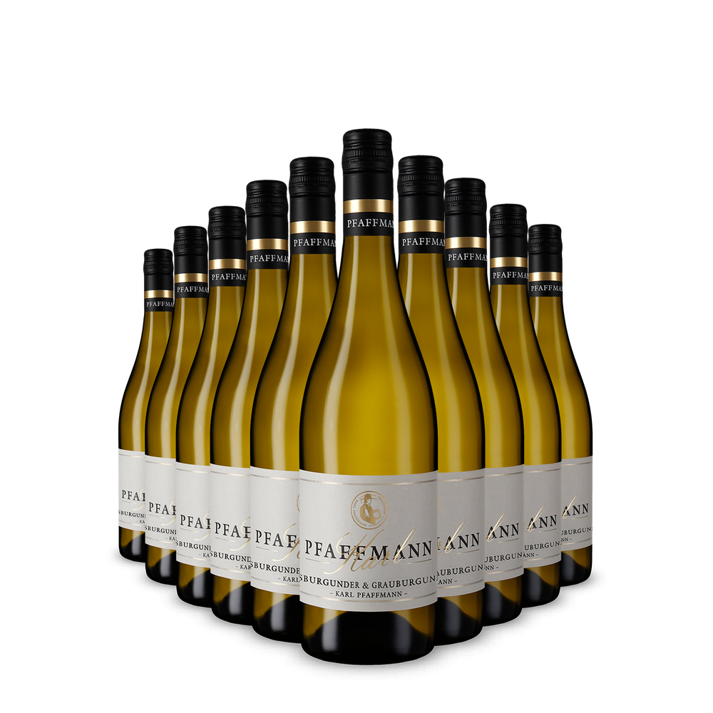 10 flessen Edition Karl Pfaffmann Weissburgunder & Grauburgunder 2025 – Gold