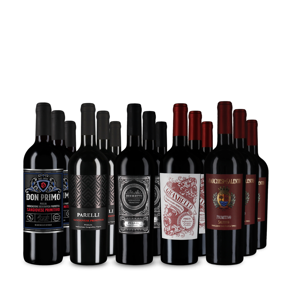 Primitivo XXL: onze favorieten in 5x3-pakket