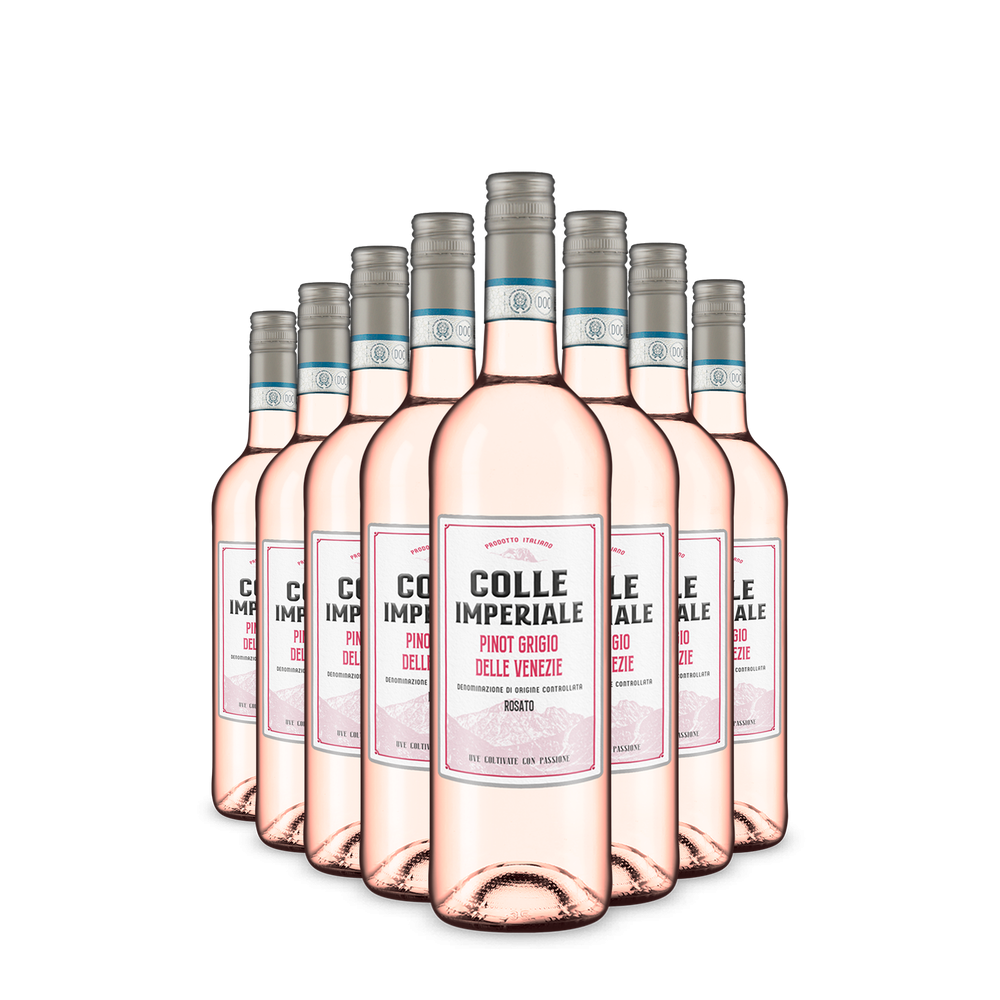 8 flessen Pinot Grigio Rosato 2025