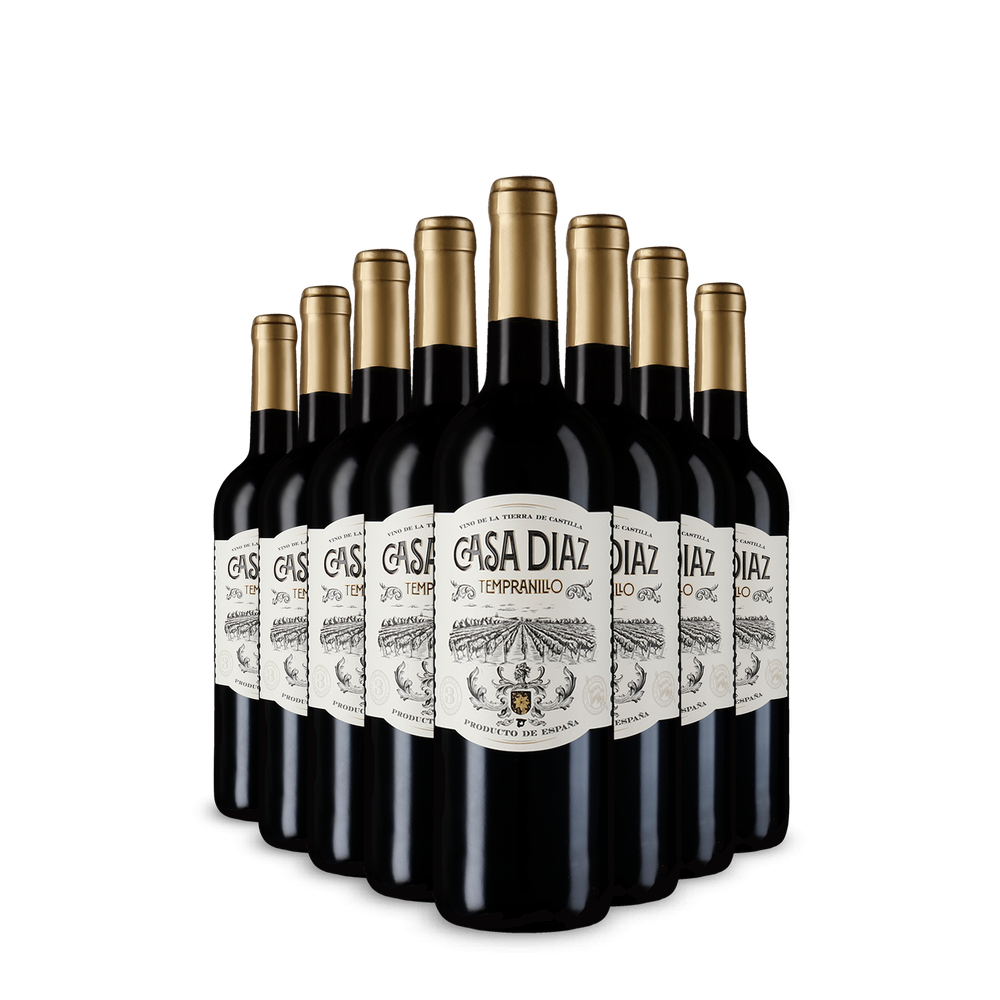 8 flessen Tempranillo 2025
