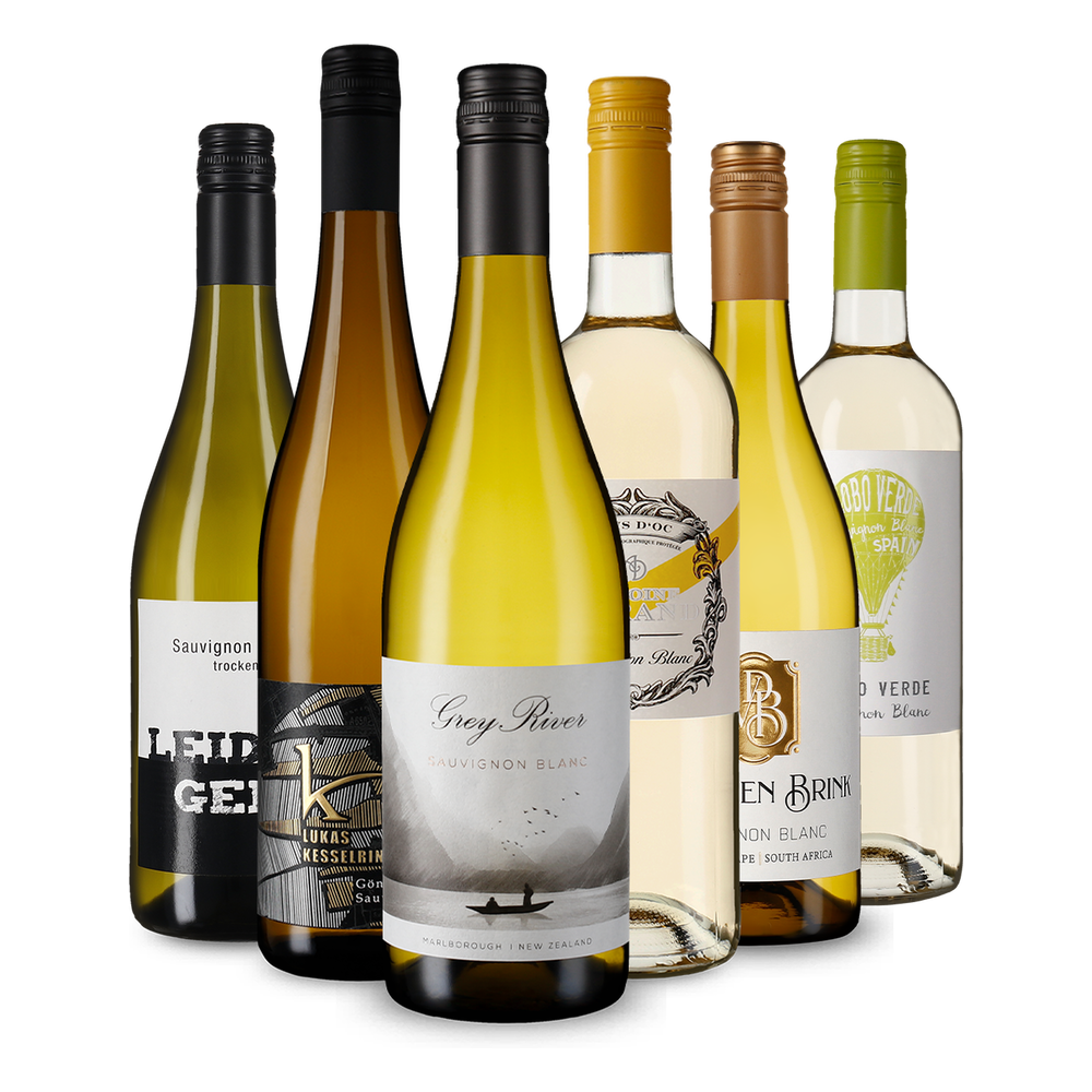 6x1 Sauvignon-Blanc-selectie uit de hele wereld