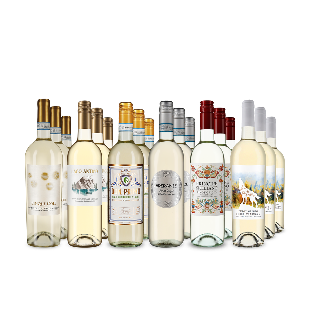 6x3 pinot grigio-zomertoppers in XXL-pakket