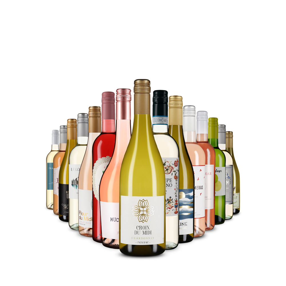 15x1 gevarieerde witte wijn en rosé: onze favorieten