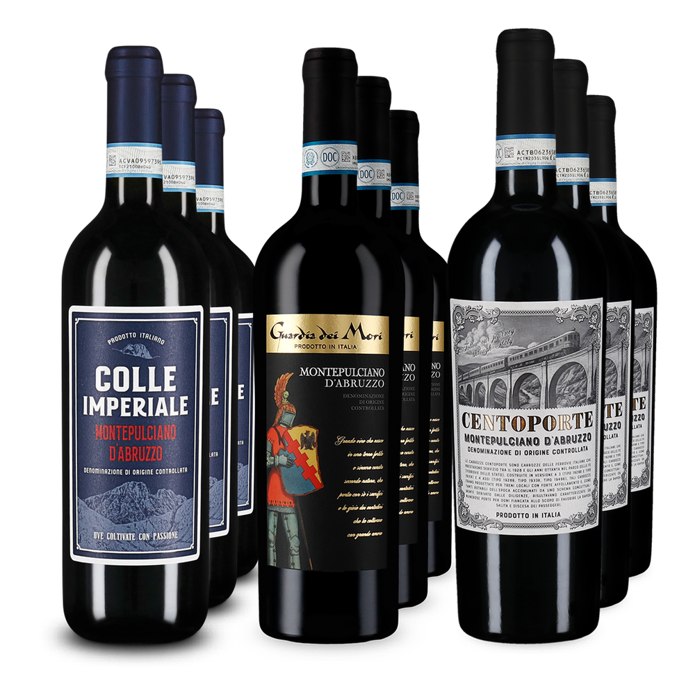 3x3 montepulciano d'Abruzzo: rood wijngenot voor koude dagen